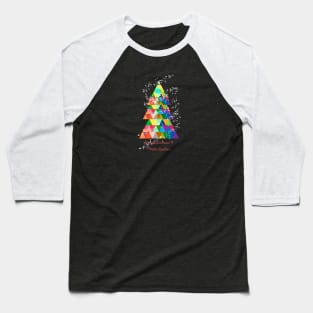 christmas tree colorful Baseball T-Shirt